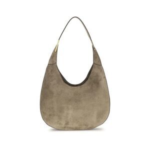 Savette Beige Calf Leather Bos Taurus Shoulder Women's Bag